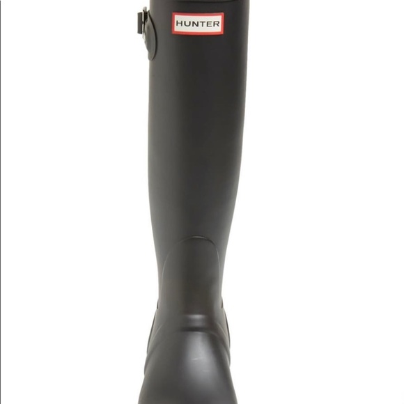 CLASSIC HUNTER BLACK BOOTS • Original Tall Black Boots - Picture 3 of 10